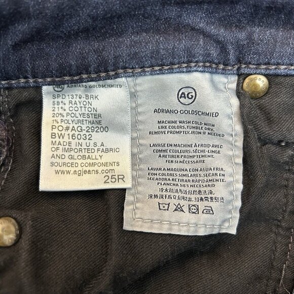 AG Women's The Farrah Skinny Jeans Size 25 R Blue 31" Inseam Made in USA EUC - Picture 8 of 16